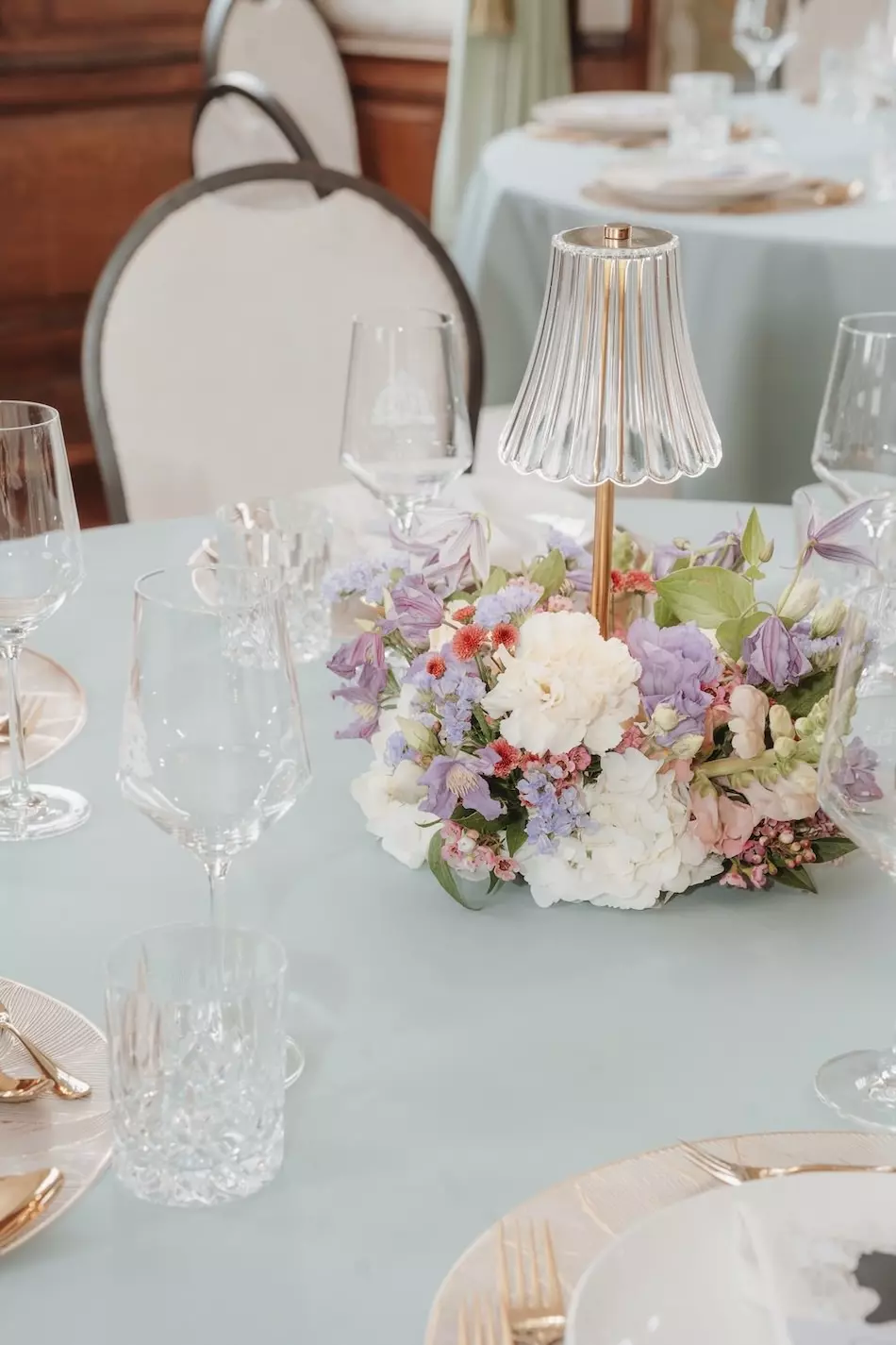 Wedding Decorations at Miel Castle, Bonn: Table Design