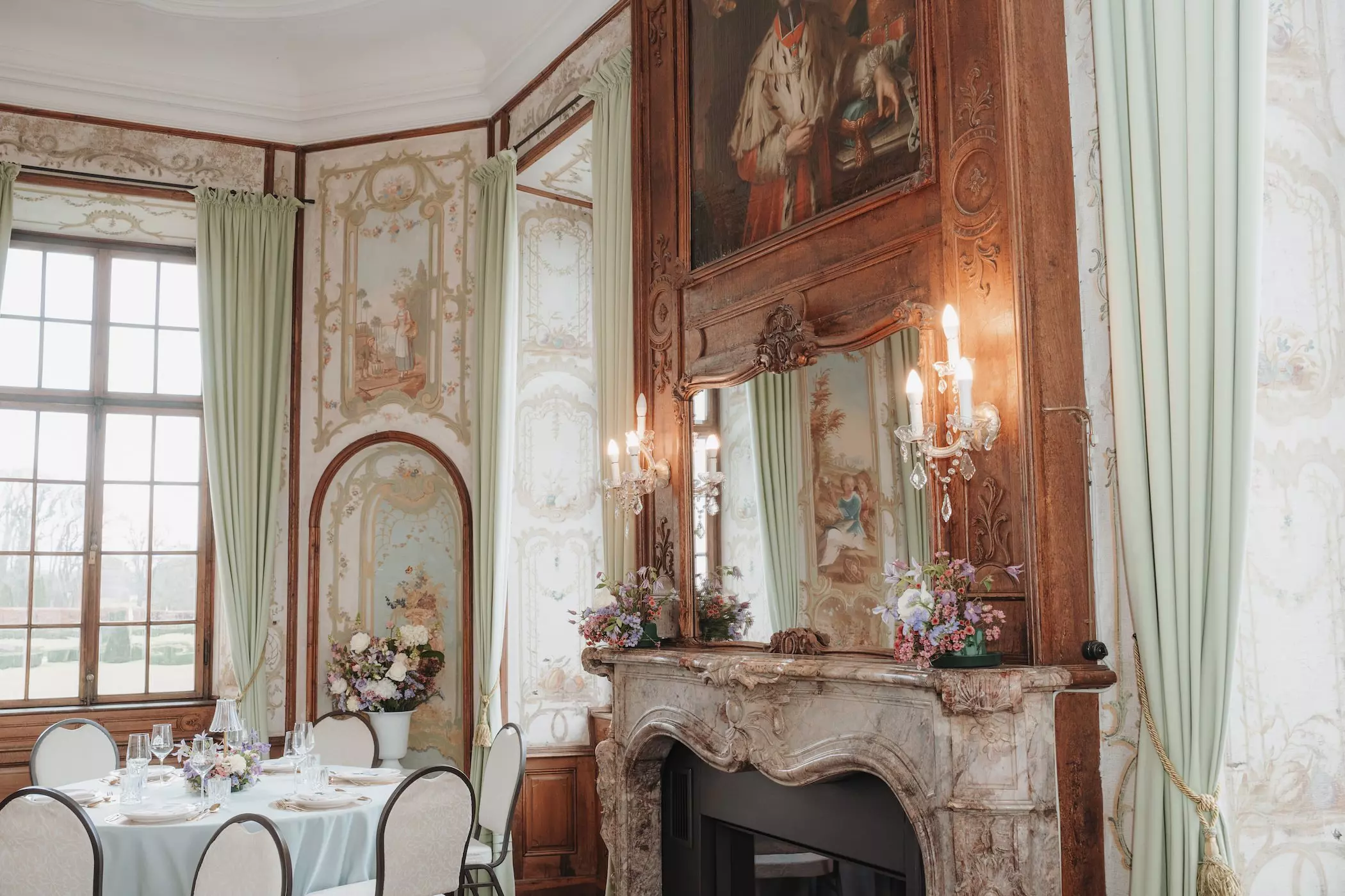 Atmosphäre Schloss Miel Hochzeit